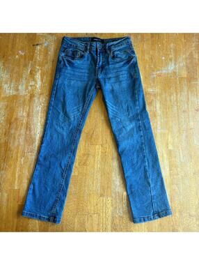 Slim Fit Jeans Dark Wash Stretch Denim Kenneth Cole Tag Size X Fits Like 25X24